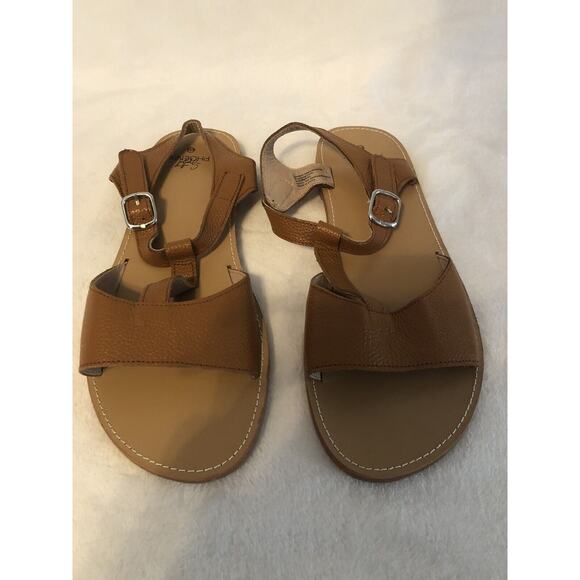 The Spotted Phoenix Womens Sandals 8/8.5 Strap Adjustable Brown Cottagecore - Picture 2 of 12